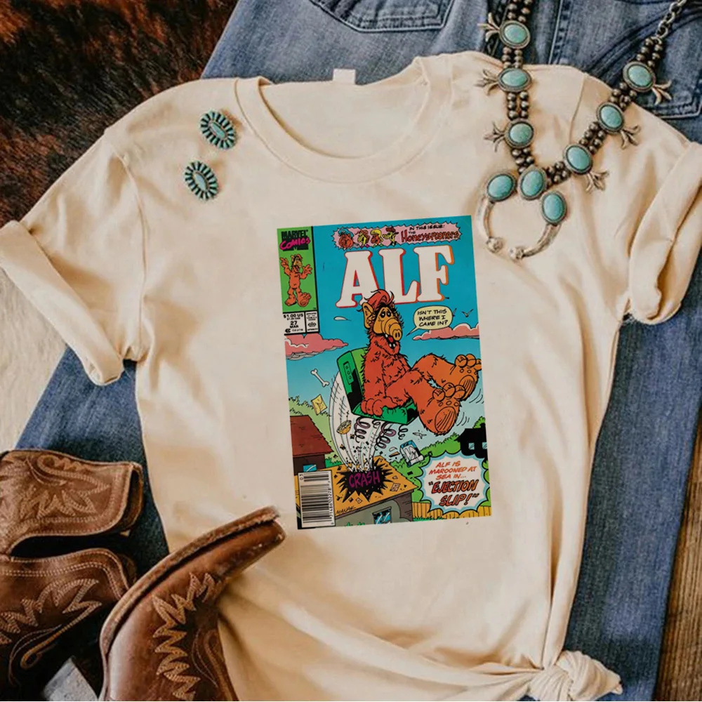 Alf tshirt women anime manga t shirt girl streetwear designer anime clothes