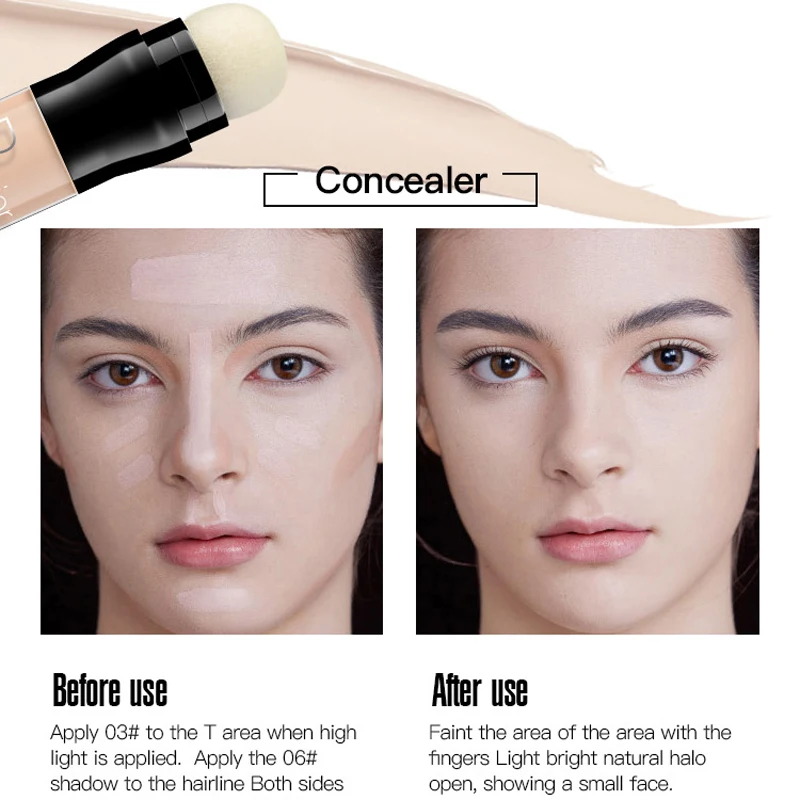 リキッドコンシーラー フルカバレッジファンデーション クリームカバー スポットニキビ くま 色付きシェード コンシーラー 肌のトーン フェイスメイク