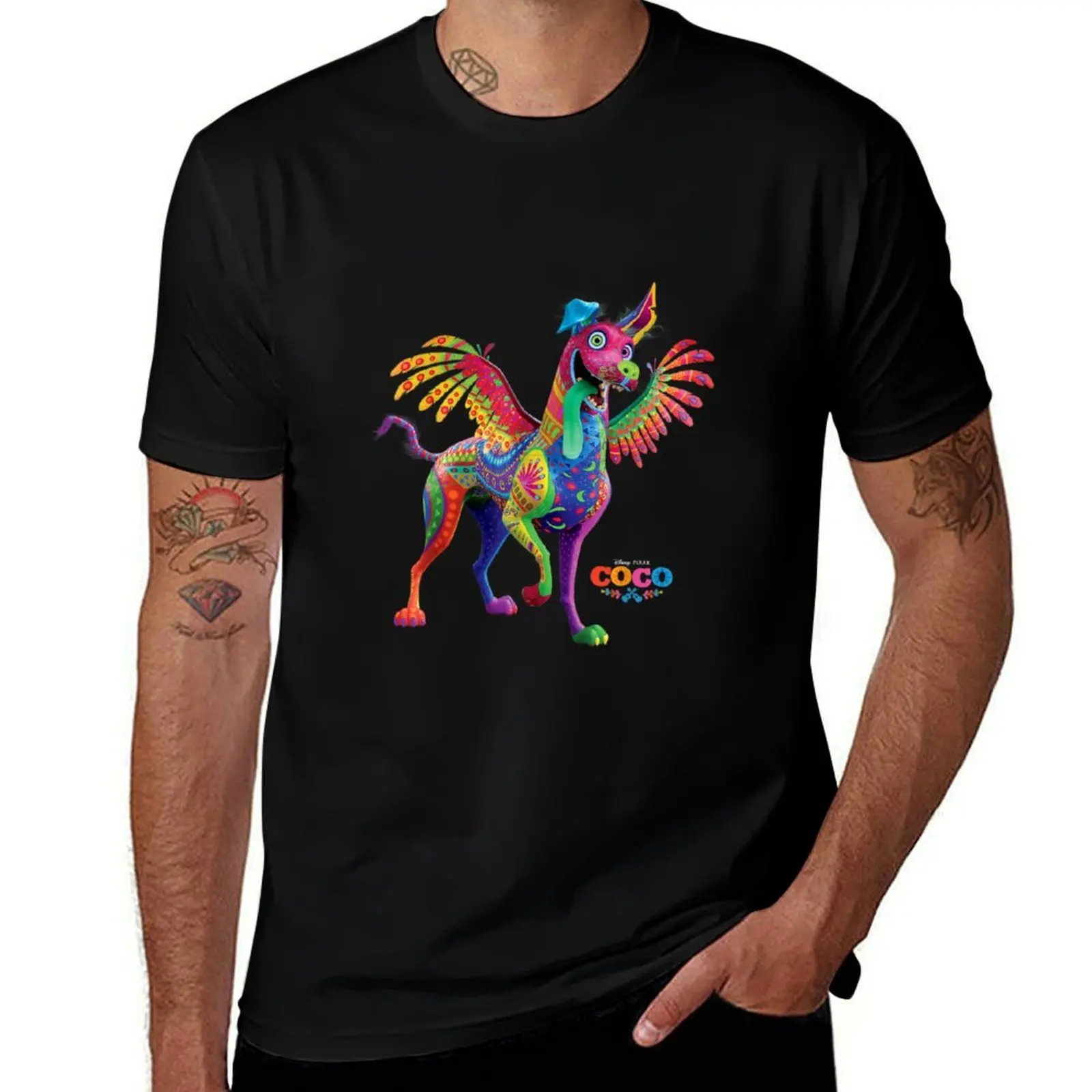 Coco Dante Alebrije Spirit Animal T-Shirt Large Size Casual Tee Shirt T-Shirt