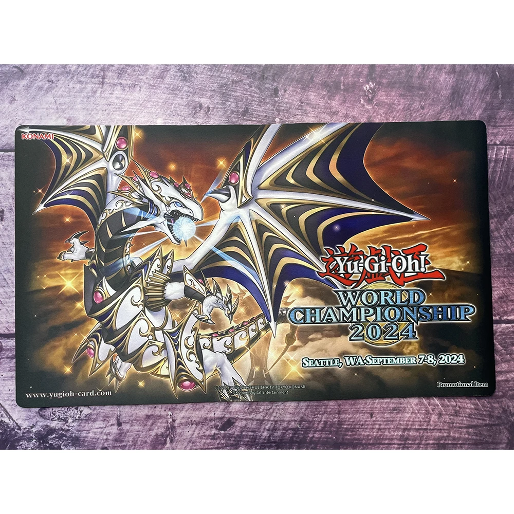 

YuGiOh Playmat Dragon of Illumination, Sanctuary's Shield Card Pad YGO Mat TCG Yu-Gi-Oh Mat-38