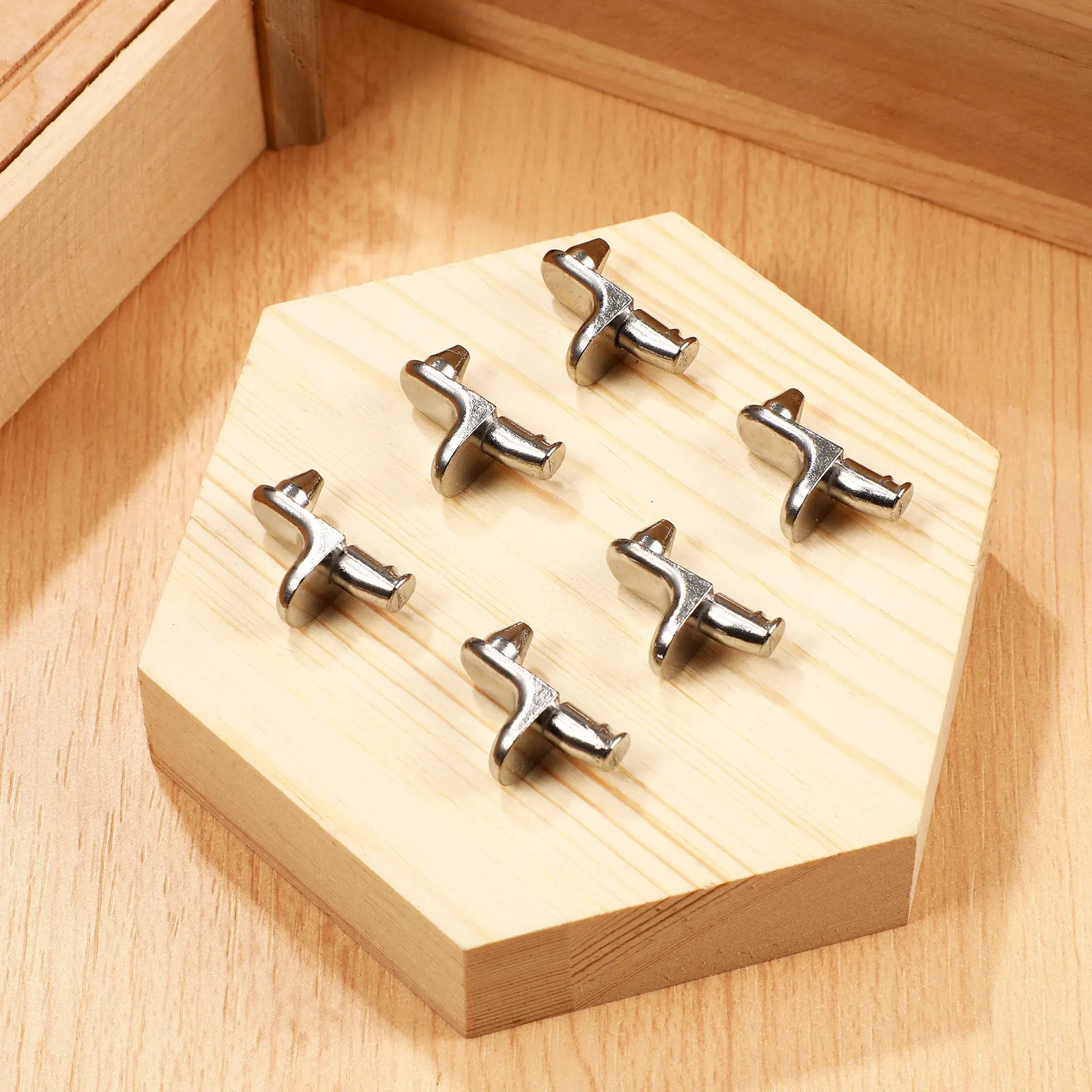 40Pcs Metal Bookshelf Pegs L Shape Shelf Holders Strong Rust Resistant Zinc Alloy for Kitchen Cabinets Bookshelves Cupboards