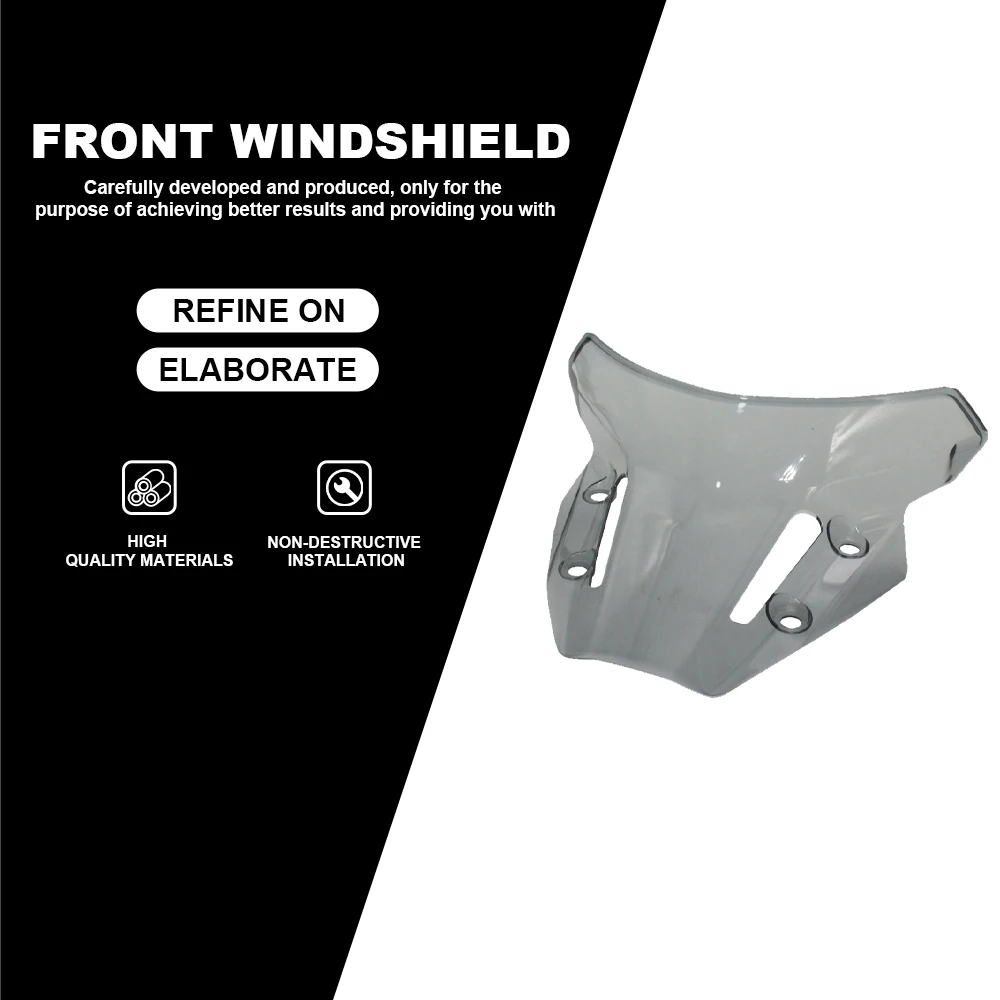 منحرف هواء جناح أمامي بشاشة رياح ، ملحقات الزجاج الأمامي للدراجات النارية ، ياماها ، إس إس إس #4
