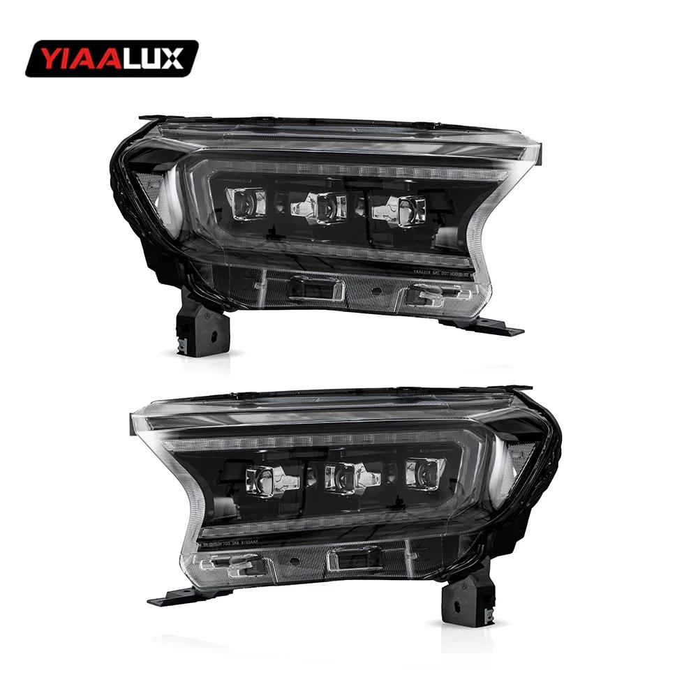 

Vland For 16-20 Ford Ranger Headlamp Assembly Modified Full Led Lens Daytime Running Light Streamer Steering