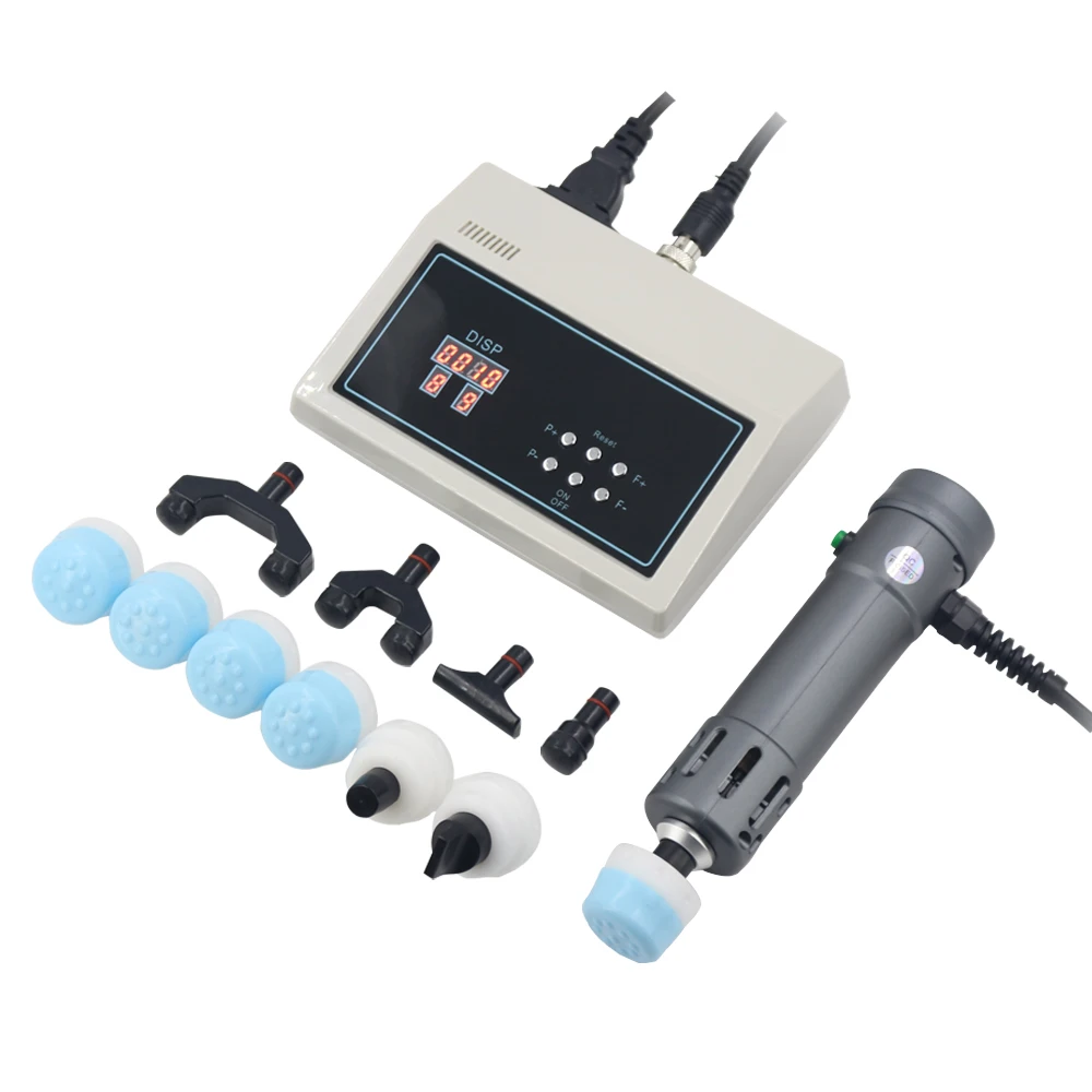 Portable Shockwave Therapy Machine Extracorporeal Shock Wave Physiotherapy Pain Relief Chiropractic Adjusting Tool Body Massager