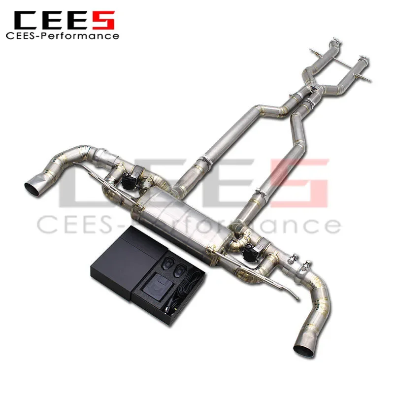 

Выхлопная система CEES Valvetronic для Mercedes-Benz GLS63 AMG W166 5.5T 2015-2019, выхлопные трубы, глушитель Catback, активный звук
