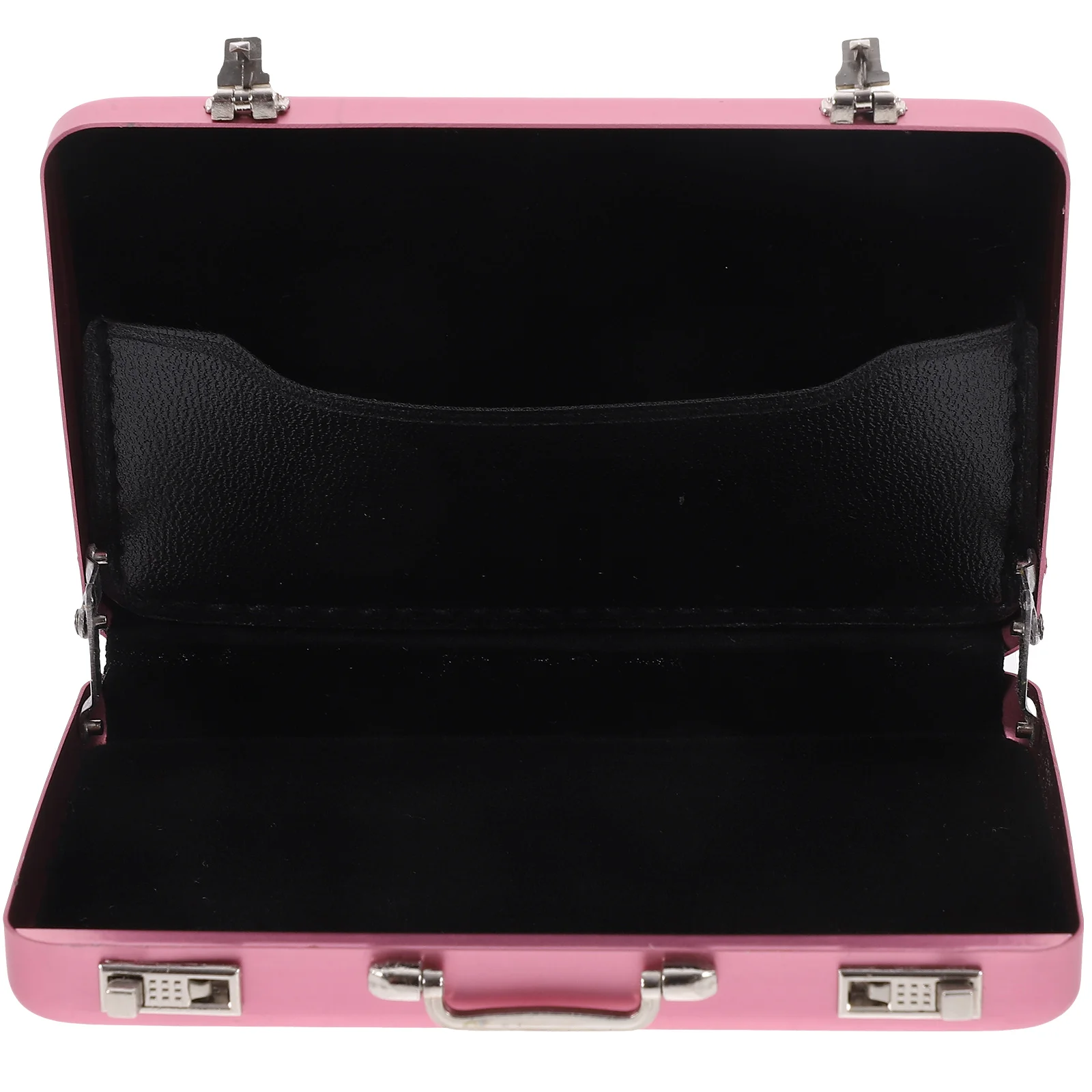 

Small Card Holder Business Folder Visiting Cards Briefcase Metal Container Organizer Name