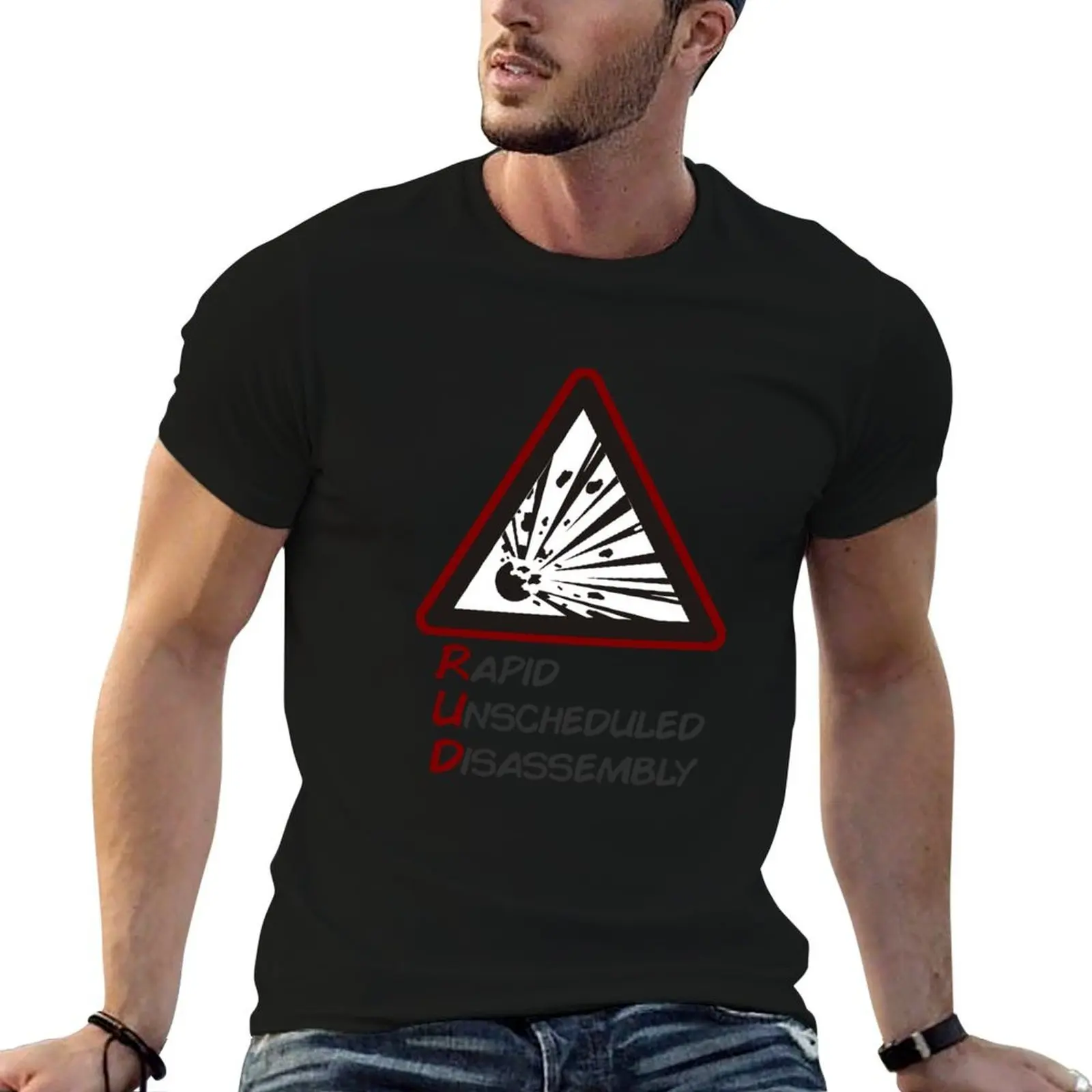 

RUD - Rapid Unscheduled Disassembly T-Shirt t shirts for man slim fit man t shirts cotton man graphic t shirt T-shirt