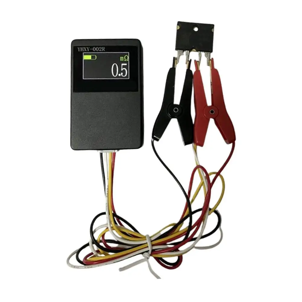 YHXY-002R Resistance Tester With LCD Display 0.0001 Ohm -20 Ohms DC Milliohmmeter 0.03% Resistance Tester Short Circuit Tester
