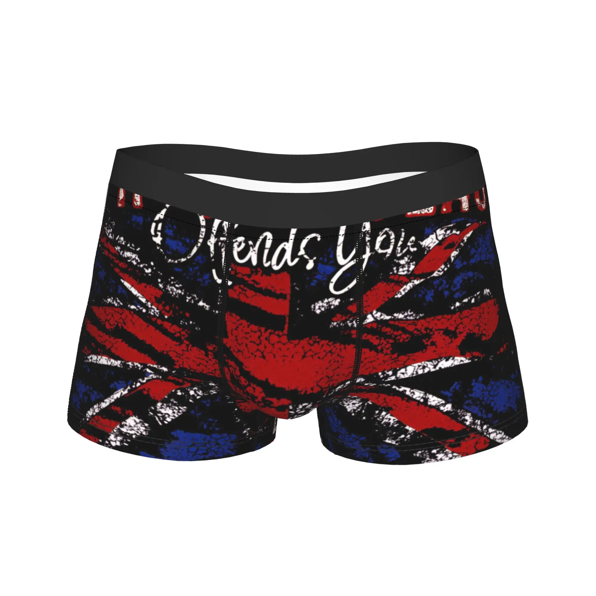 

British flag UK Underwear Printing Boxer Shorts Hot Sale Men Panties Comfortable Boxer Brief Birthday Present