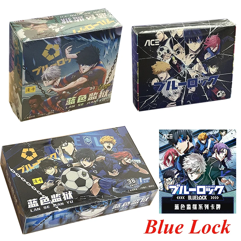 Tarjeta de colección de bloqueo azul, figura de Anime, Isagi, yoachi, Bachira, Meguru, Flash, LSP, juego Tcg limitado, Doujin, juguetes y