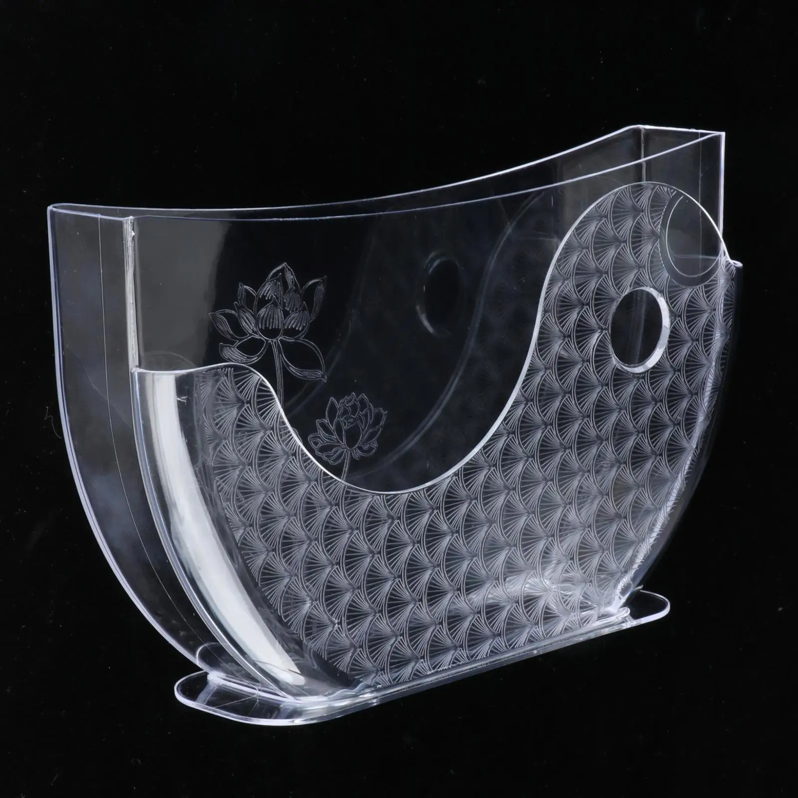 Rice Paper Water Bowl 10in Container for Rice Paper Wrappers, Summer Roll with Side Pocket Spring Roll Water Bowl Kitchen Desk