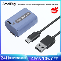 SmallRig NP-FW50 USB-C Rechargeable Camera Battery for Sony ZV-E10 / Alpha 6400 / A6500 / A7S II / A7 II / 4330