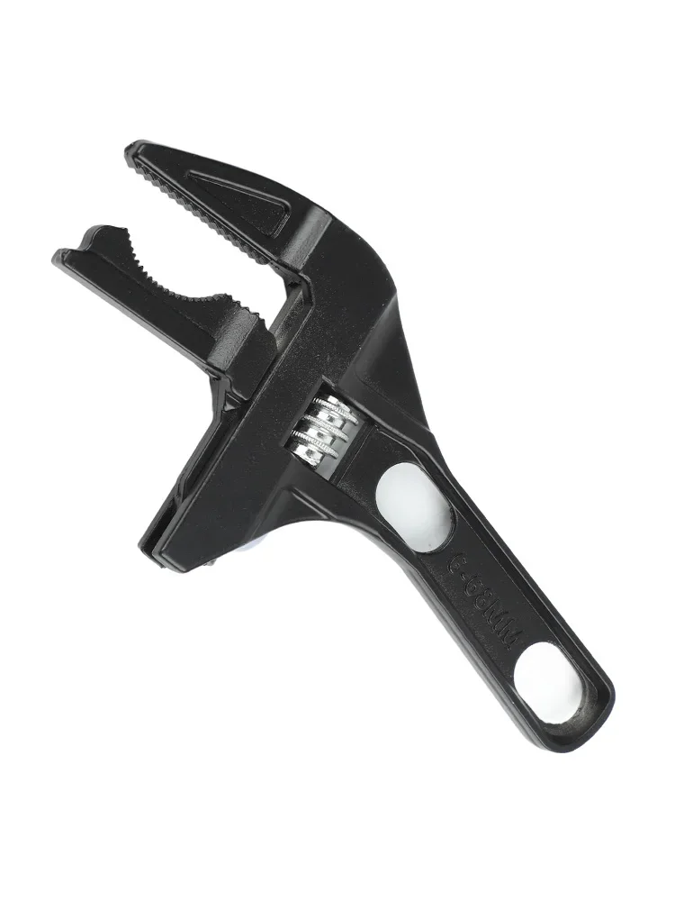 Approx. 195mm 7.68inch 6-68mm Wrench Large Opening Plumbing Wrench Mechanics Tool Aluminum Alloy Tool Dual-sided Jaws