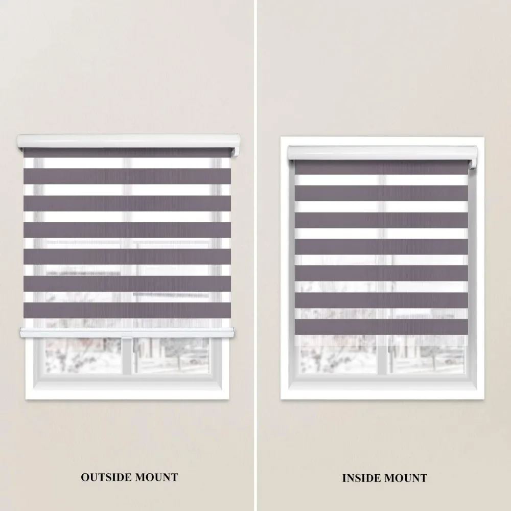 Tende per finestre Zebra senza fili - Tonalità moderne per finestre con privacy e stile duraturo