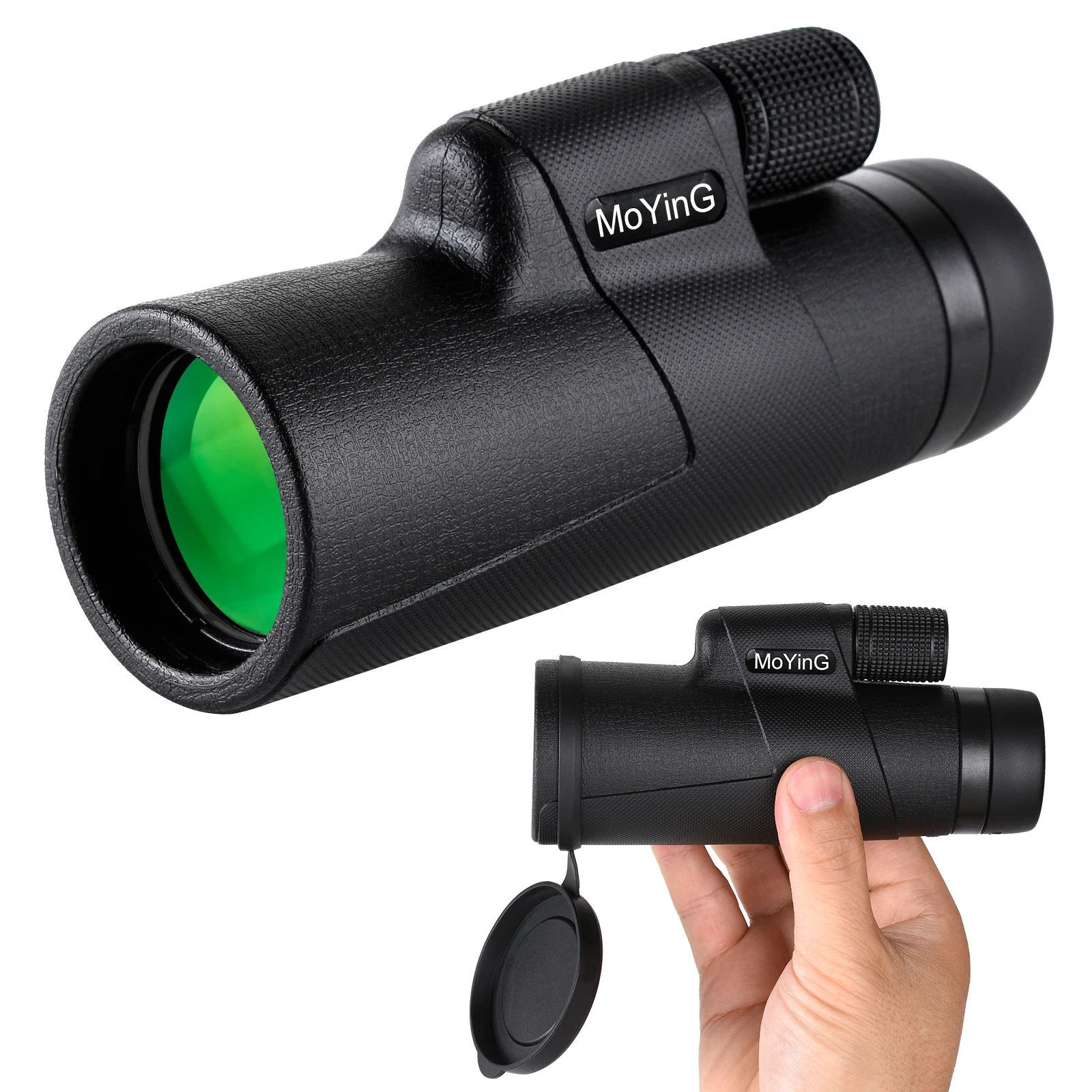 Telescopio Monocular de mano HD de alta potencia, monoculares ligeros y compactos, vista clara, 12x50