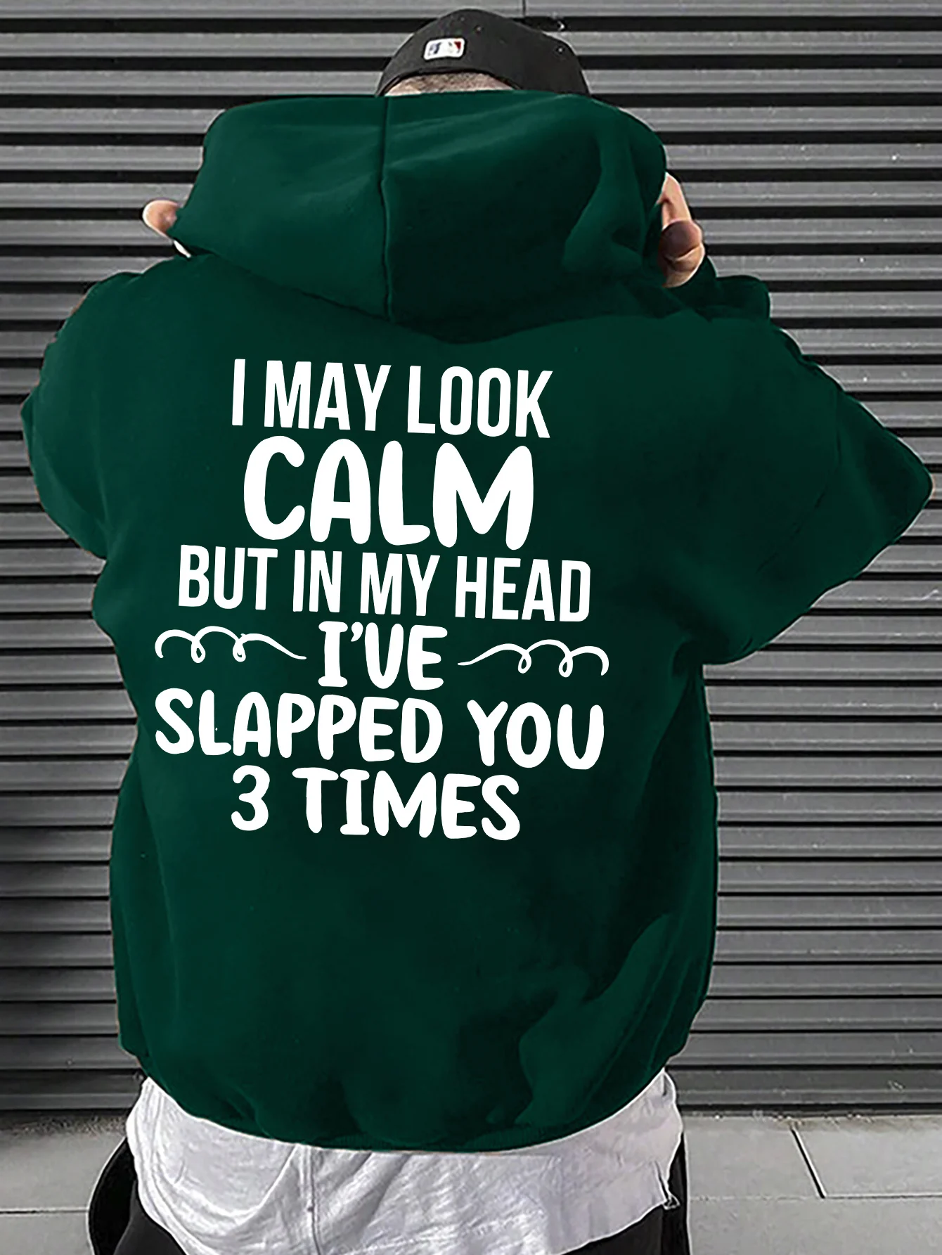 سترة رجالية فضفاضة ذات قلنسوة  - مراجعة Street Fashion Quotes وسعره