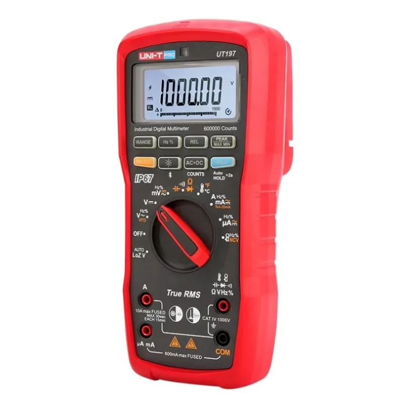 UNI-T UT197 Industrial Handheld Digital Multimeter Detector Multi-meter