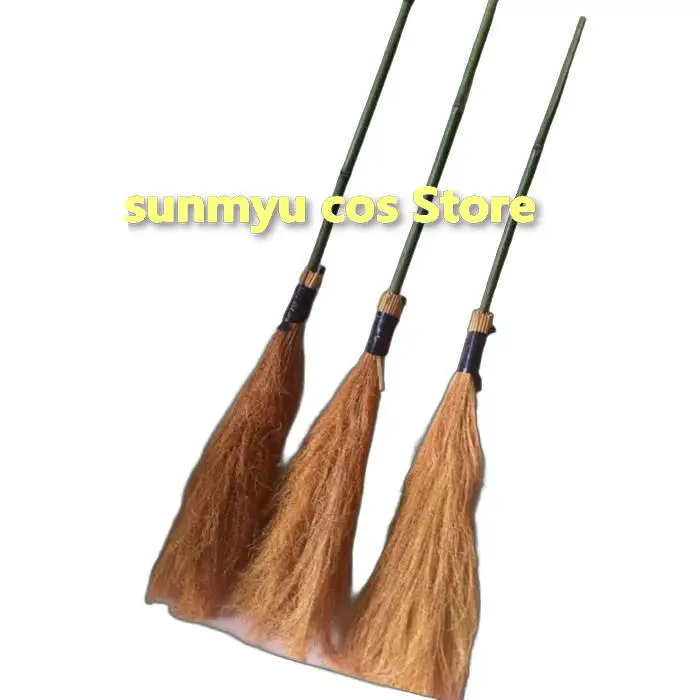 

Witch Broom Halloween Cosplay Props Length 100cm