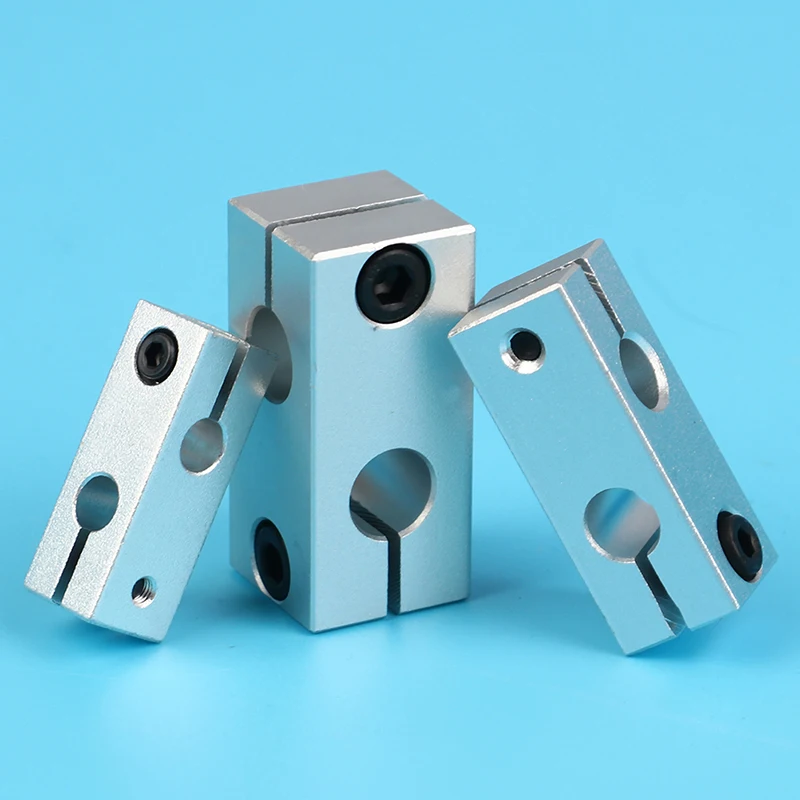 Pillar Fixing Clamp Vertical Fixed Diameter Fastening Aluminum Alloy Optical Axis Cross Block Steel Pipe Fixing Bracket Connect