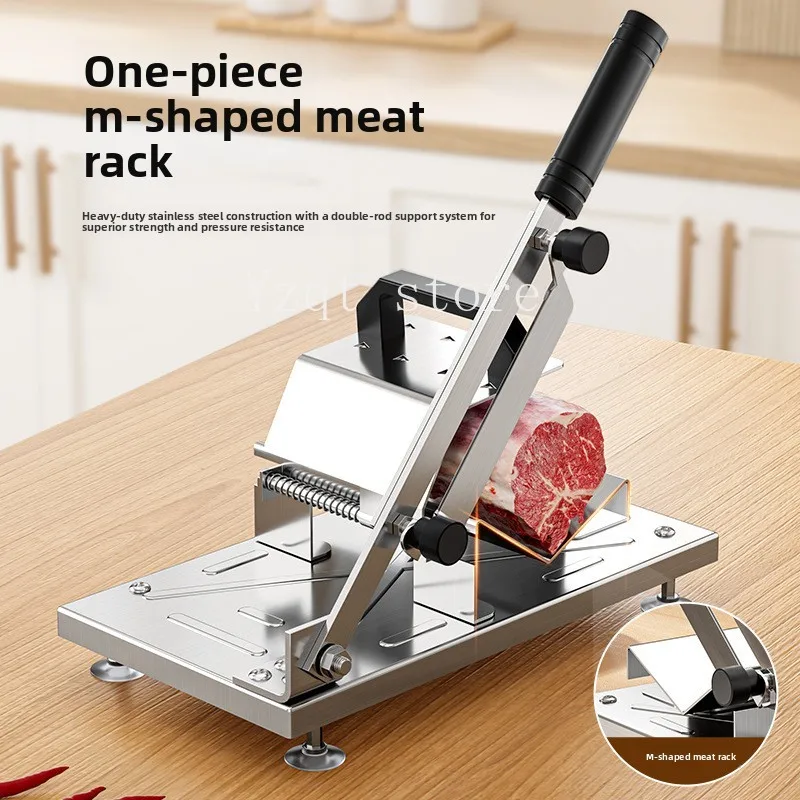 Manual lamb roll fat beef slicer Multifunctional meat  Household frozen   Commercial meat slicer