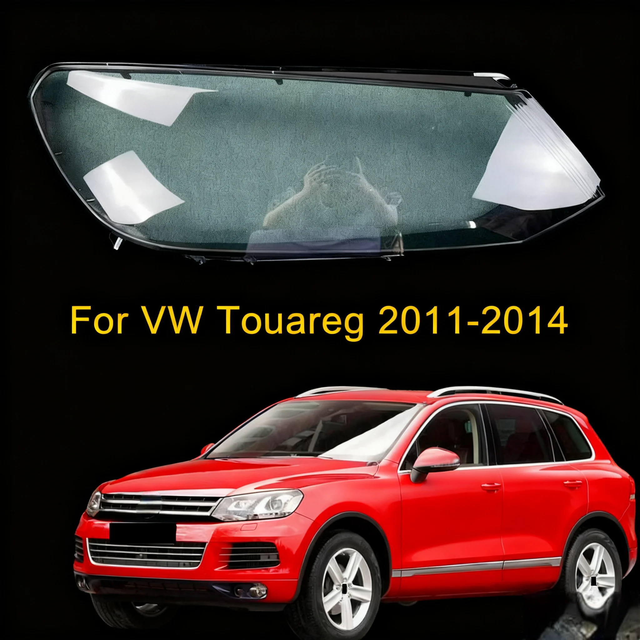 

Для Volkswagen VW Touareg 2011-2014 Автомобильная передняя фара, абажур, крышка фары, стекло, линза, крышка фары