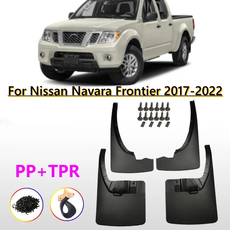 

4x брызговики, брызговики для Nissan Navara Frontier 2017-2022