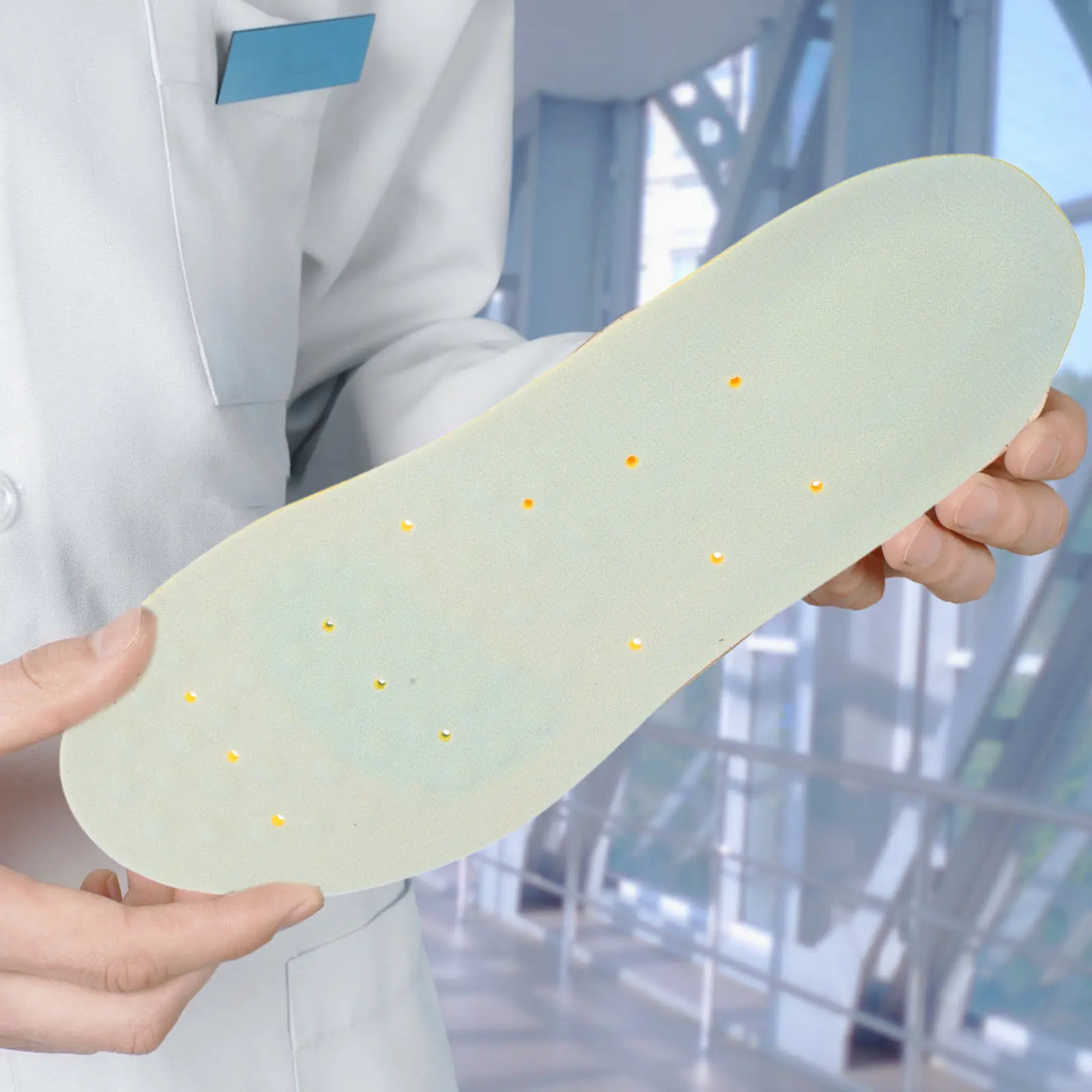 

Memory Shoe Inserts Thickening Soft Absorption Stress Reduction Pads Size L Suitable for All Footwear and Sports Activities