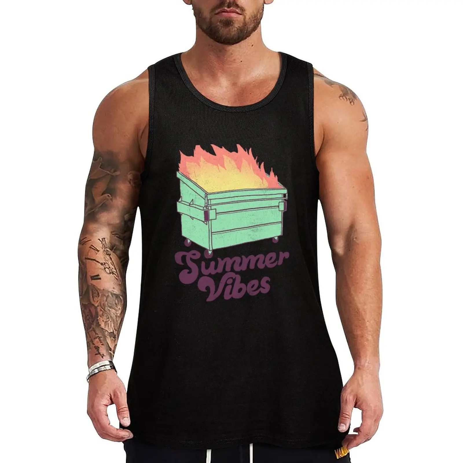 

Summer Vibes Tank Top T-shirt men clothing men t-shirt for men