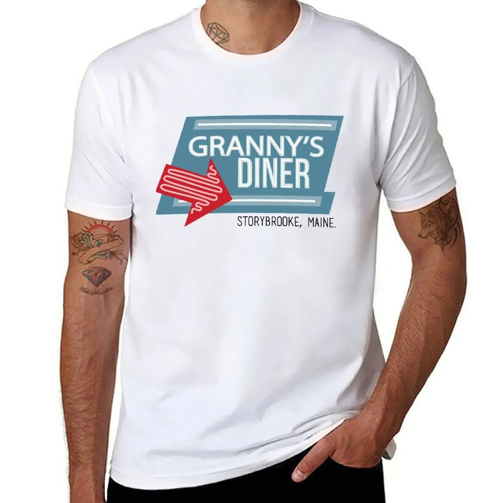 

Granny's Diner - Once Upon a Time T-Shirt man t shirts for men casual t shirts for man pack white t shirt man plain T-Shirt