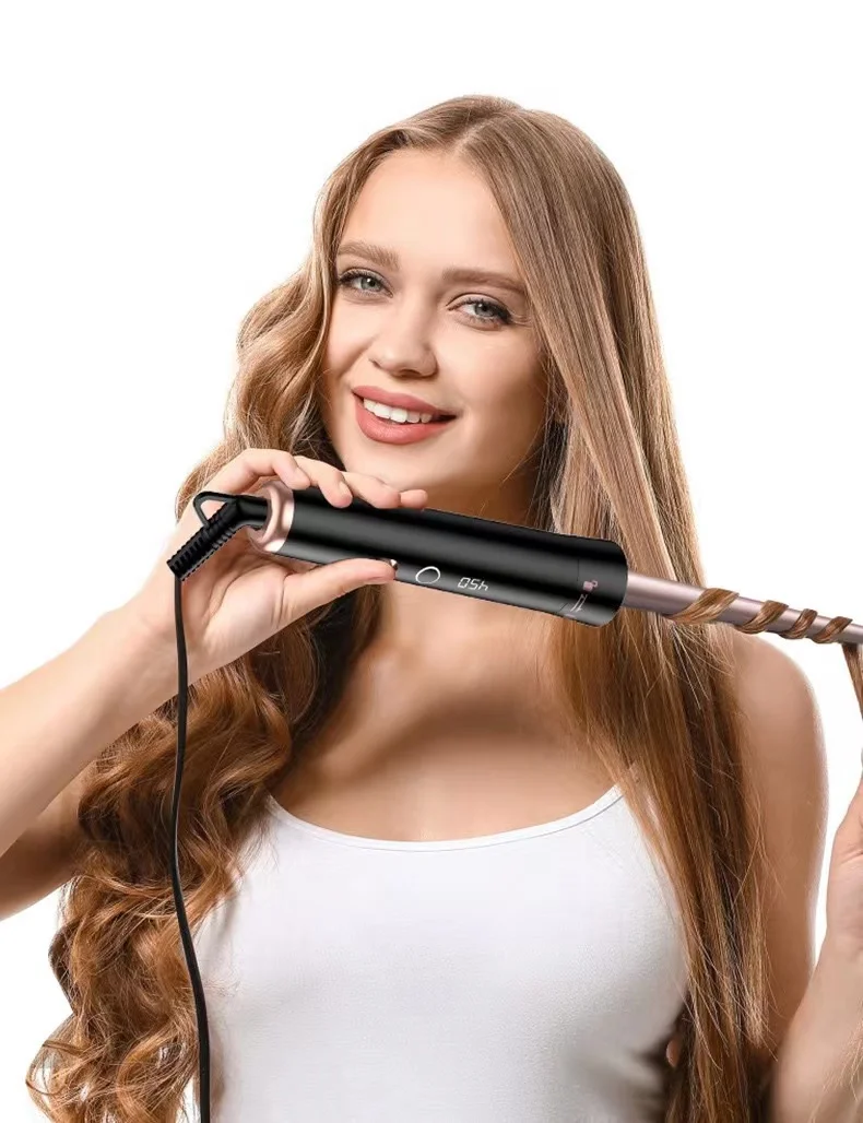 

Набор щипцов для завивки 5 в 1, щипцы для завивки с новой модернизированной термощеткой и 4 сменными керамическими бочками (0,5 дюйма-1,25 дюйма), быстрый он