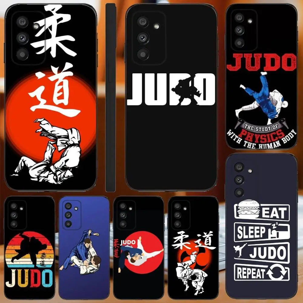 

Japanese Martial Arts Judo Phone Case For Samsung Galaxy A13,A21s,A22,A31,A32,A52,A53,A71,A80,A91 Soft Black Cover