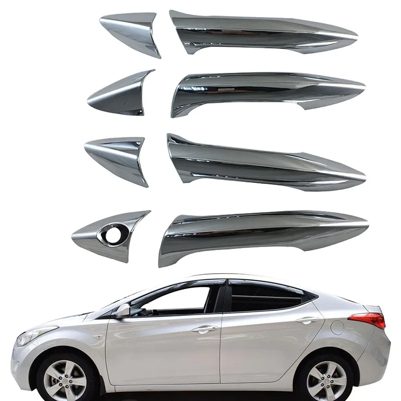 

For Hyundai Elantra 2011 2012 2013 2014 2015 2016 ABS Chrome Door handle Protective covering Cover Trim