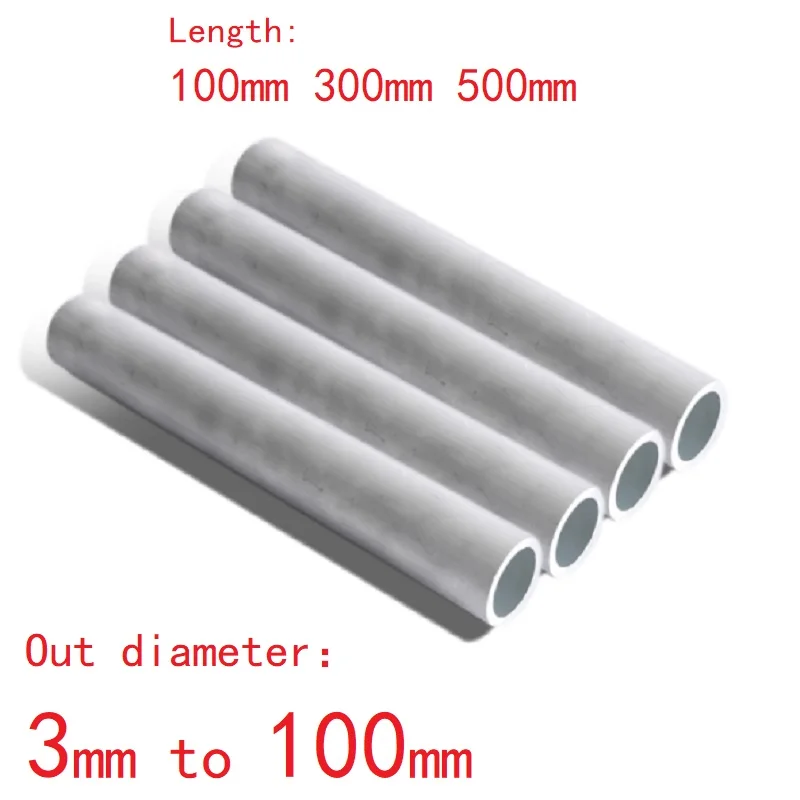 1PC Aluminium Round Tube Aluminium Pipes 3 4 5 6 8 9 10 11 12 13 14 15 16 18 20 22 23 24 25 26 28 29 30 to 100mm