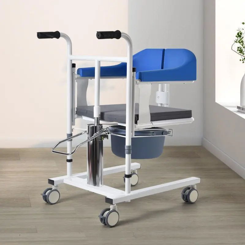 automatic lift patient transfer chair with commode patient chair transfer red lift whee lchair w/180 s transfer-wheel chair