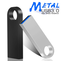 High Speed Memoria Flash Drive 3.0 Pendrive 128GB 64GB Waterproof Pen Drive 16GB 8GB Flash Usb 2.0 Metal Stick Key Custom Logo