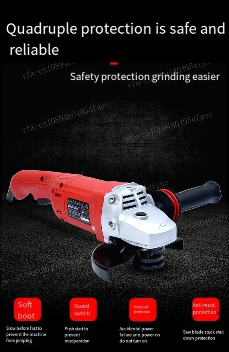 Large Angle Grinder 150 Multifunctional Angle Grinder Cutting Polishing Polishing Power Tools 2812