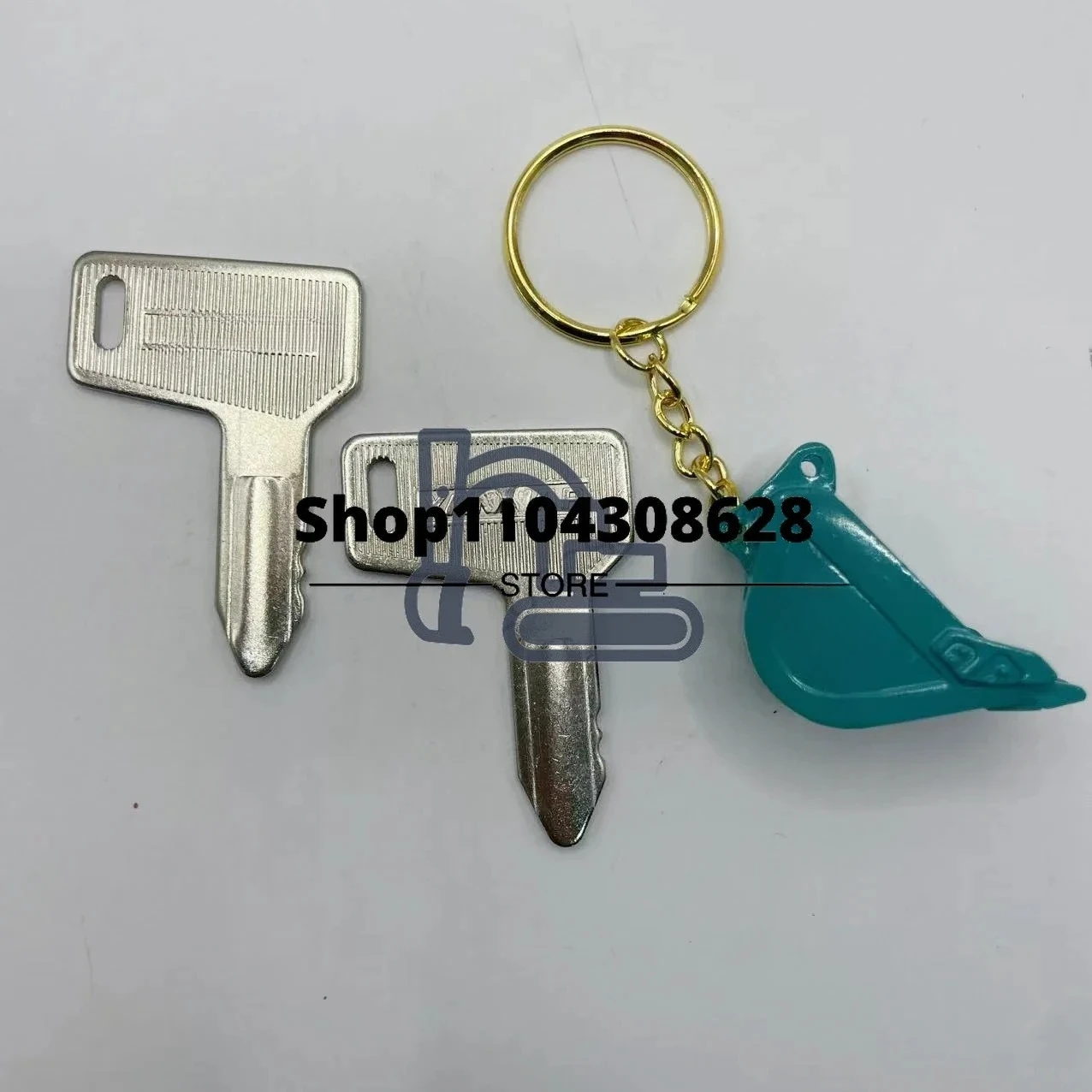 2PCS Key YM 301 and 52160 Excavator Ignition Key Chain for VIO15 17 27 35 55 for YM Grader Dozer with Keychain new