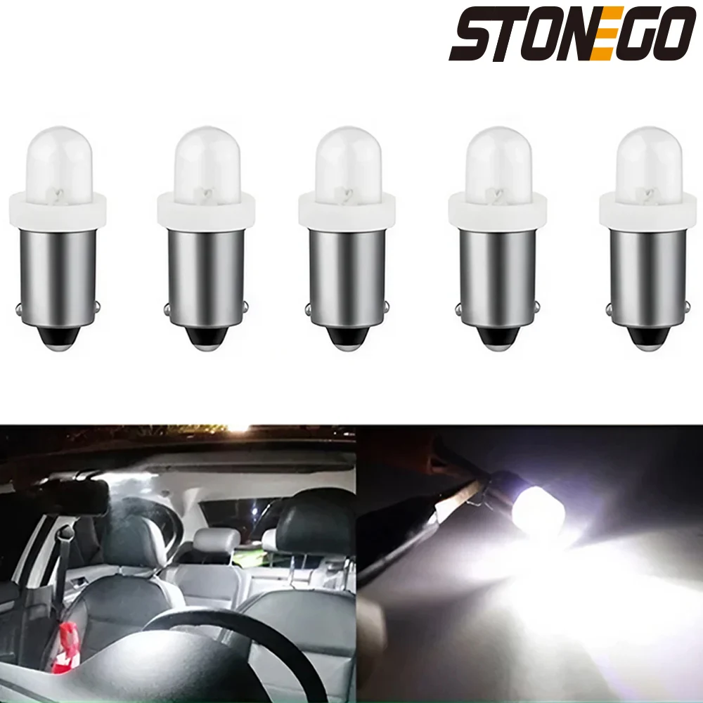 BA9S LED Bulb T4W H6W LED Car light bulb Car Reverse Lights Auto Parking License Lamp Interior 2835SMD Stonego Car LED Bulb DC