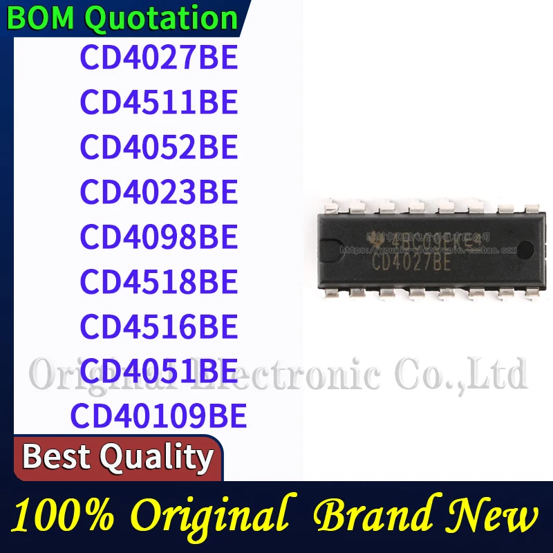 CD4027BE CD4511BE CD4052BE CD4023BE CD4098BE CD4518BE CD4516BE CD4051BE CD40109BE PC shell
