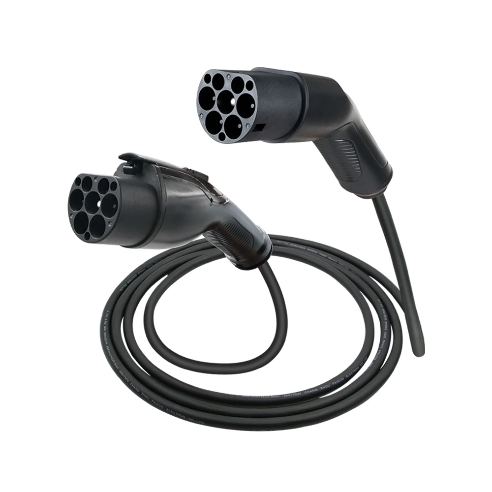 Chiefleed type 2 to gbt cable Type 2 Plugs To GBT China Cars Vehicle Side 32A With Extension Cable 5m