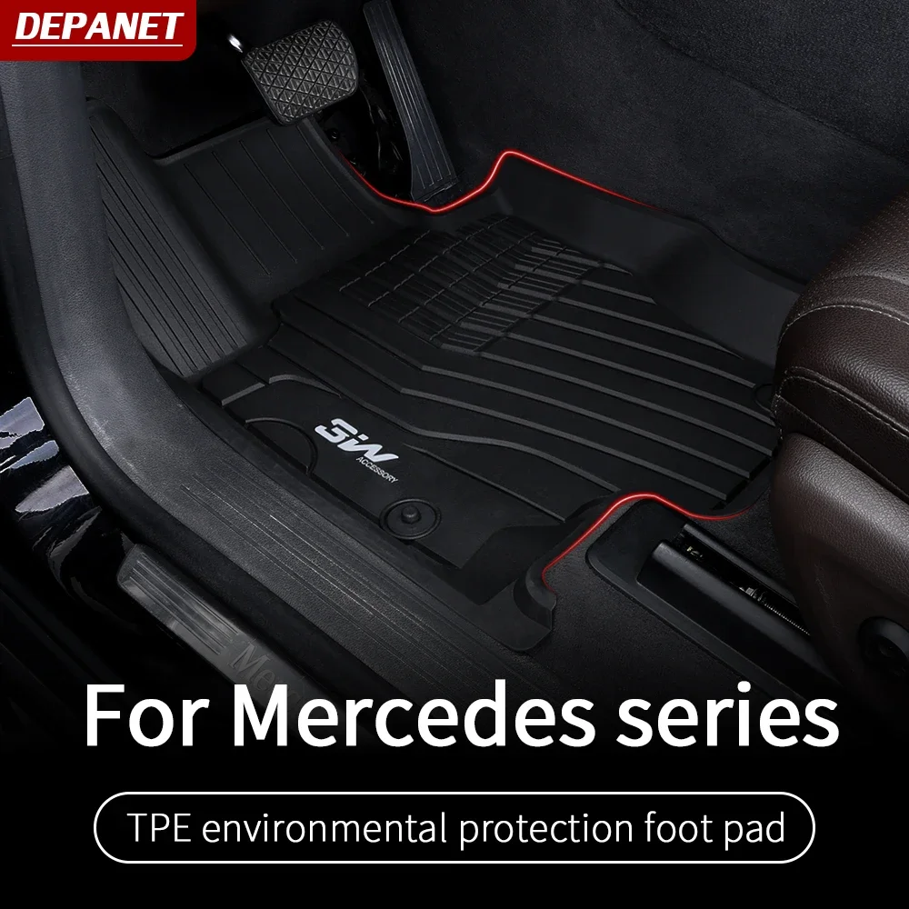 TPE vloermat voor Mercedes w176 w177 w246 w247 w205 w206 w213 w117 w118 w218 w219 x156 x157 x247 x253 w166 w167 x167 accessoires