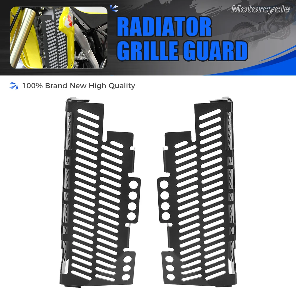 

For Suzuki RM250 RM125 DRZ400 Motorcycle Radiator Protective Cover Grill Guard Grille Protector DRZ400E DRZ400S DRZ400SM