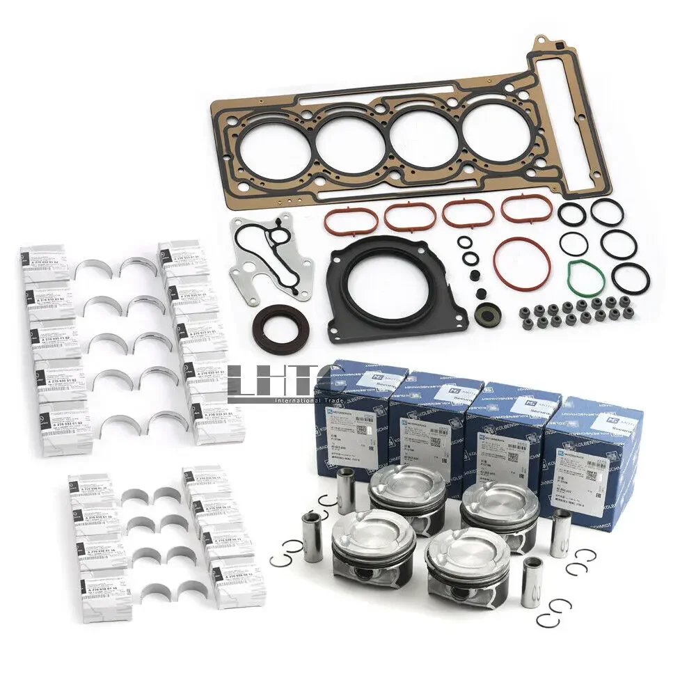 Engine Overhaul Pistons Gasket Kit For mercedes-be A180 CLA200 W176 M270 1.6