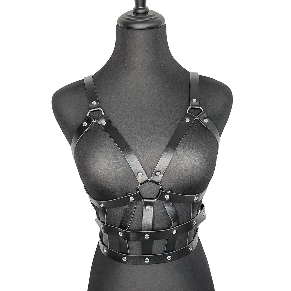 

Fashion Chest Harness Bra Bondage Bdsm Lingerie Suspenders for Women Bdsm Erotic Sexy Corset Goth Clothing Harajuku Leather Belt