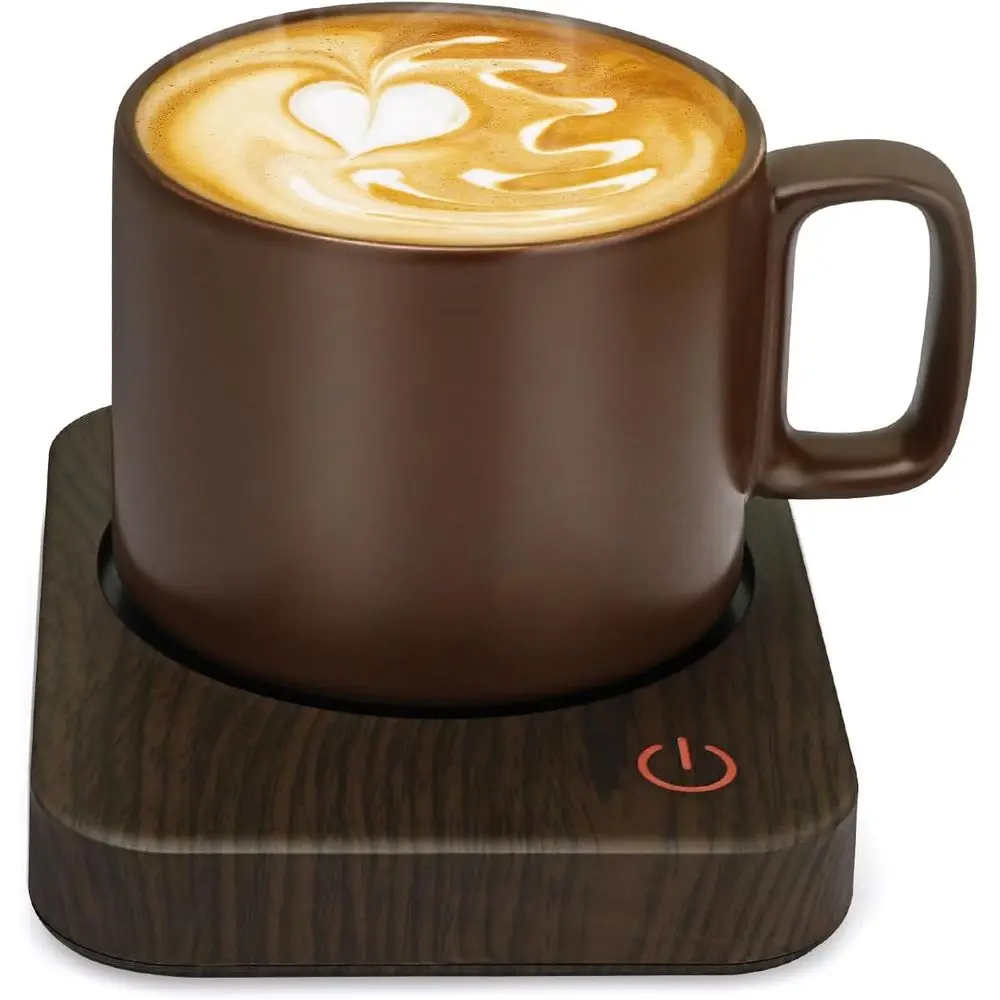 

Набор для подогрева кружек, керамическая кружка 11 унций, автоматическое отключение и 3 температурных режима, умный подогреватель для кофейных чашек, подарочный набор для дома, подарок на День святого Валентина