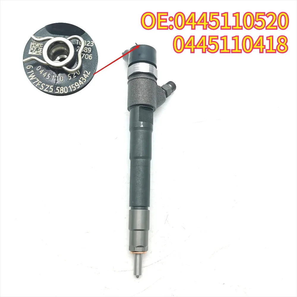 Bico Injetor de Combustível Diesel Original de Alta Qualidade Novo para 0445110520 0445110418 para Fiat Ducato Iveco Daily Citroen Peugeot 504