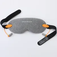  Earplug Noise Reduction Memory Cotton Travel Shading Eye Mask Goggles Soft Comfortable Sleeping Shading Sleep Mask 2 in 1