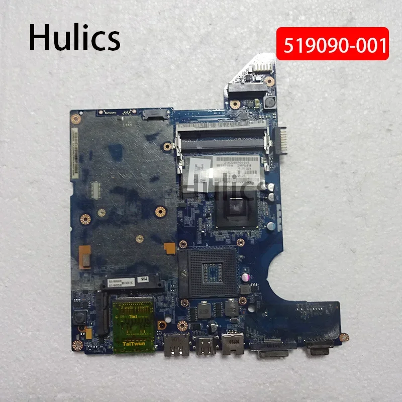 Hulics Used 519090-001 Mainboard GM45 Laptop Motherboard For HP Pavilion DV4 DV4-1000 JAL50 LA-4101P DDR2