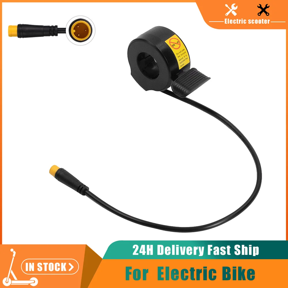 130X Thumb Throttle bici elettrica 130X Speed Control 3 Pin impermeabile WP Plug Connector scooter accessori per acceleratore per biciclette