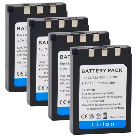 Li-10B Li-12B Battery for Olympus Stylus 300,400,500,600,800,Camedia Series,Sanyo Xacti Series Camera